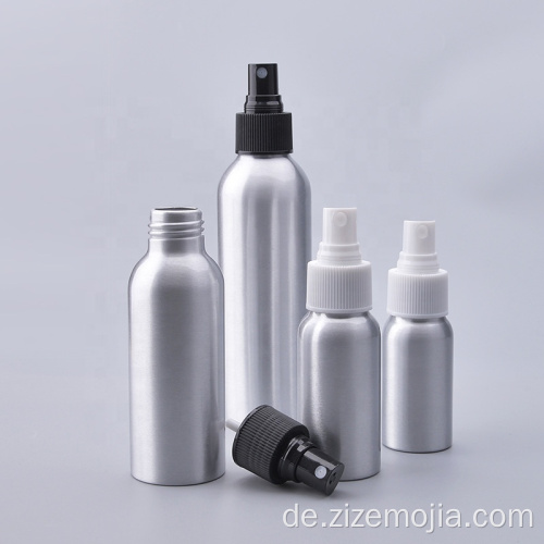 Großhandel kosmetische leere Aluminiumsprühpumpen-Metall-Flaschen